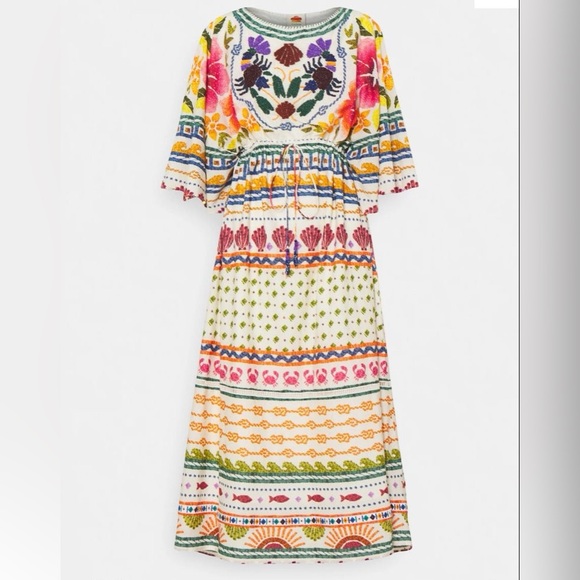 FARM Rio Dresses & Skirts - FARM Rio Salt Island Midi Dress